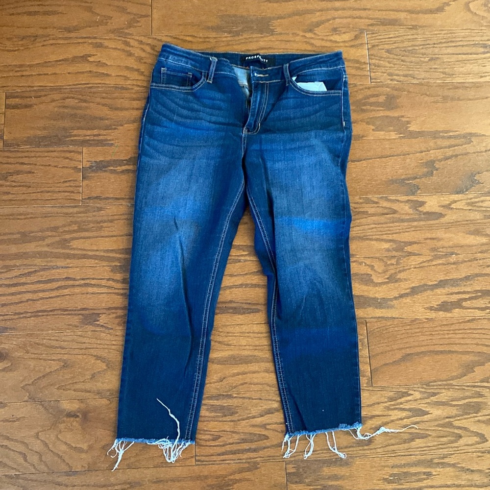 Prosperity cropped, capri skinny jeans
